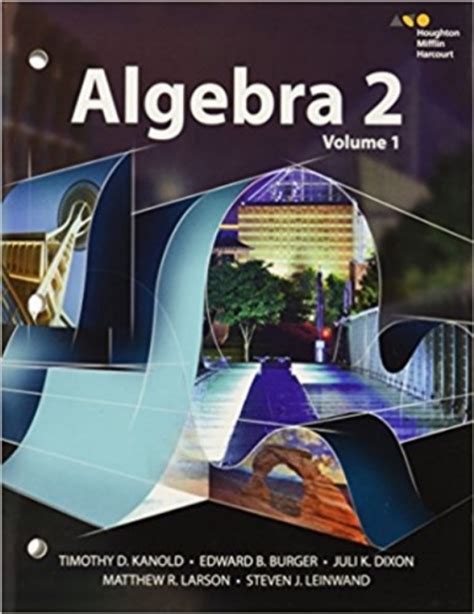 Benefits of Algebra 1 Volume 2 Houghton Mifflin Harcourt Answers PDF